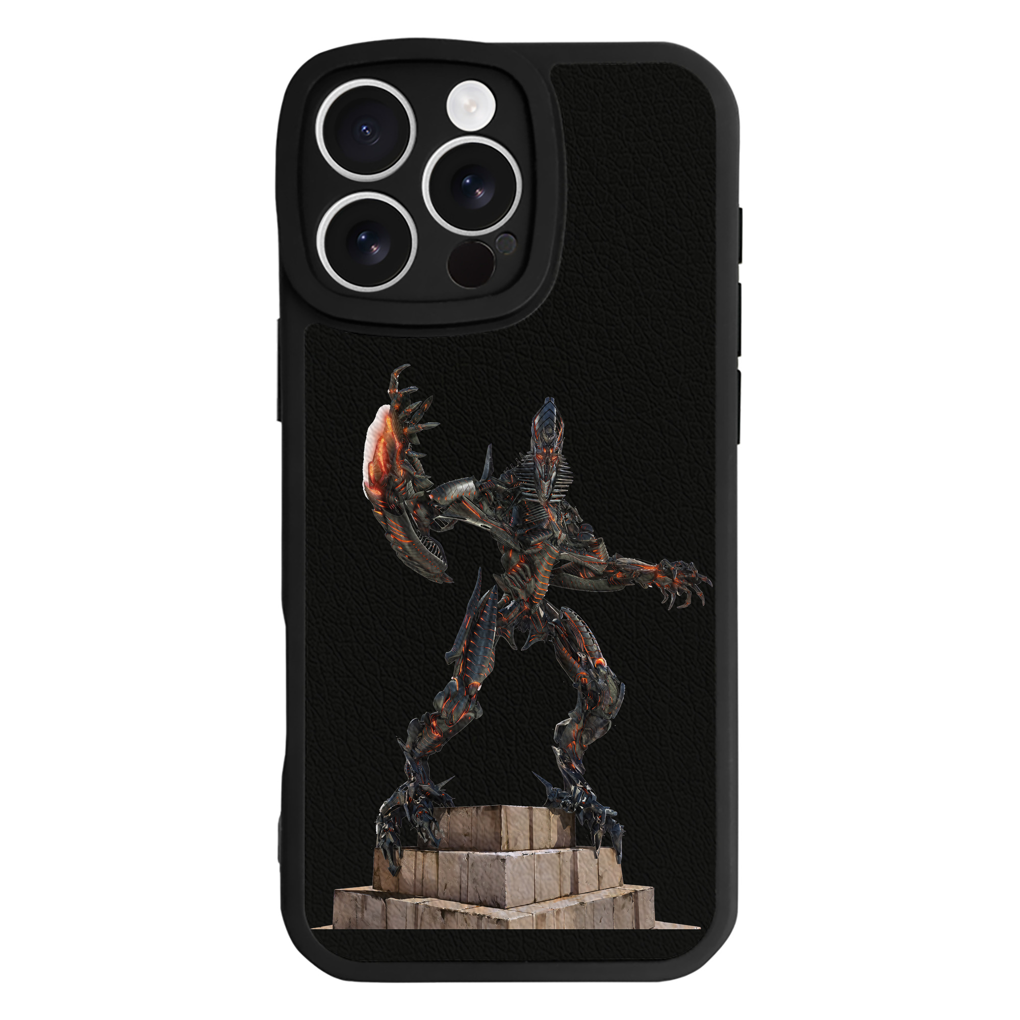 （画像用） Transformers トランスフォーマー 【iPhone 16シリーズ対応】シリコンスマホケース（レザー調） 材質：シリコン